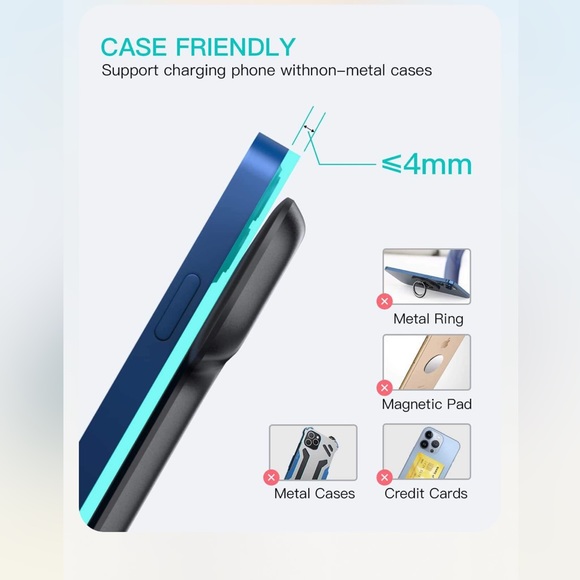 3 in 1 Wireless Charger,Fast Wireless Charging Station for iPhone14 13 12 11/ - Picture 6 of 8